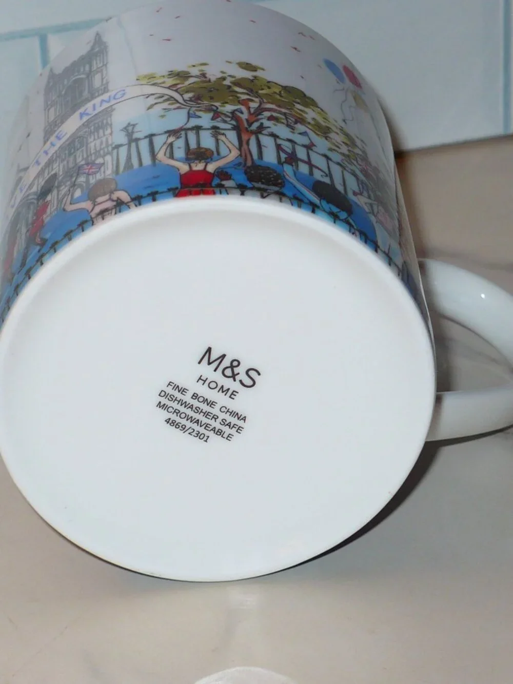 God Save the King ~ King Charles III Coffee Mug Tea Cup ~ England Bone China